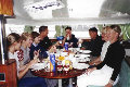 Neverland –  in der Hauptkajüte am Esstisch mit 8 Personen